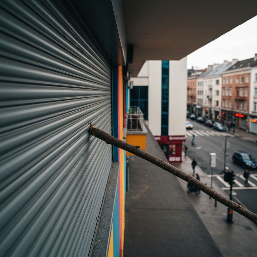 Volet roulant bloqué nécessitant un dépannage urgent à Lyon